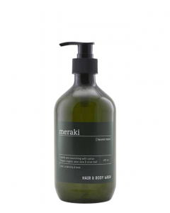 Meraki Men Hair & Body Wash, Harvest Moon, 490 ml.